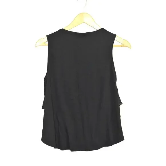Who What Wear Ruffle Front Tank Top Size S - Picture 2 of 4